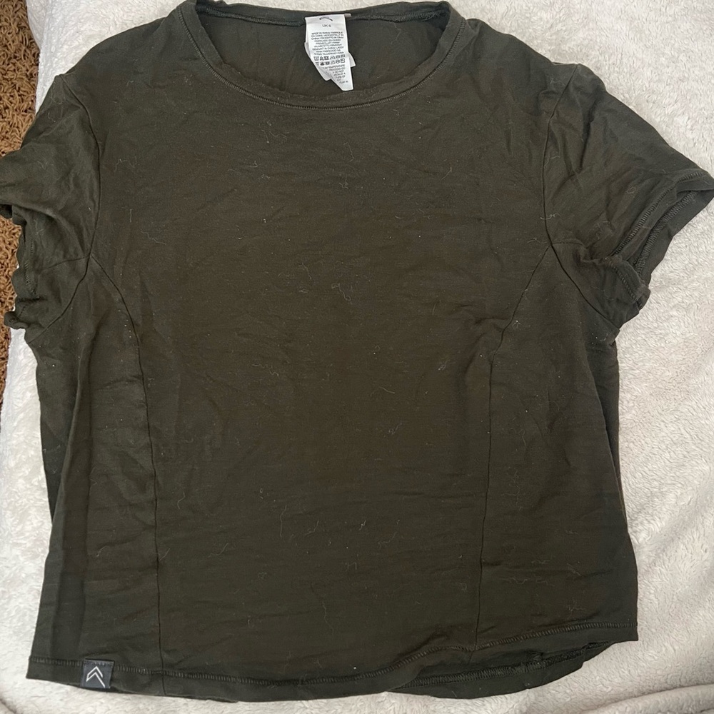 Oner Active khaki Mellow Soft Short Sleeve Mid T shirt - S